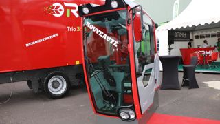 La nouvelle cabine RMH met l'accent sur la visibilité et l'ergonomie.